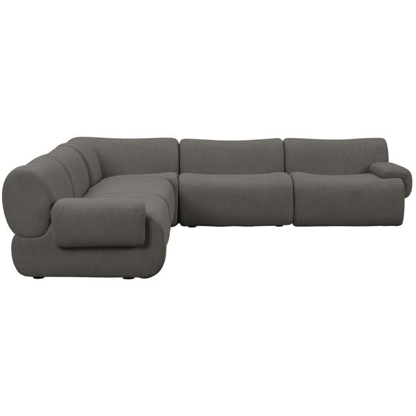 5 Piece Modular Sectional, Grey